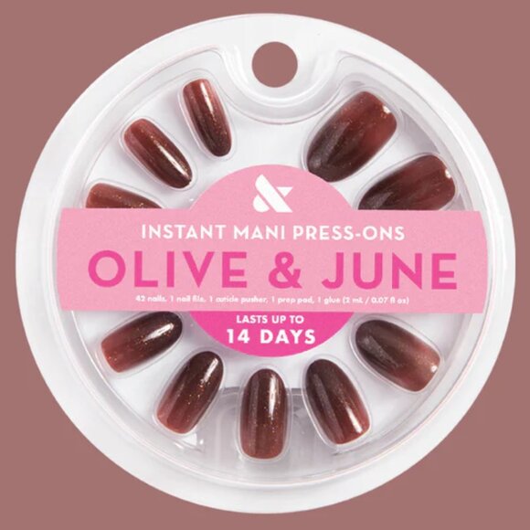 Set of Four (4) NEW Mani Press-On Sets from Olive & June - Picture 2 of 11